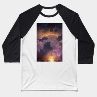 Night sky Baseball T-Shirt